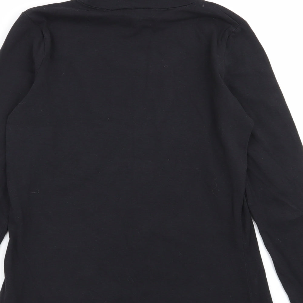 ESMARA Womens Black   Basic T-Shirt Size 10
