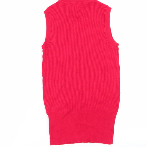 M&S Womens Red   Basic Tank Size 10
