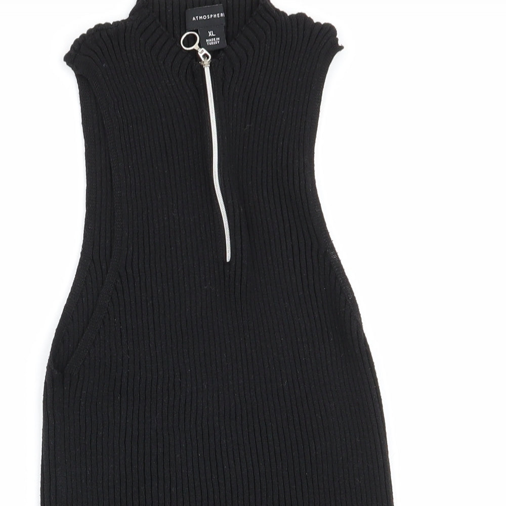 Primark Womens Black   Basic Tank Size 18