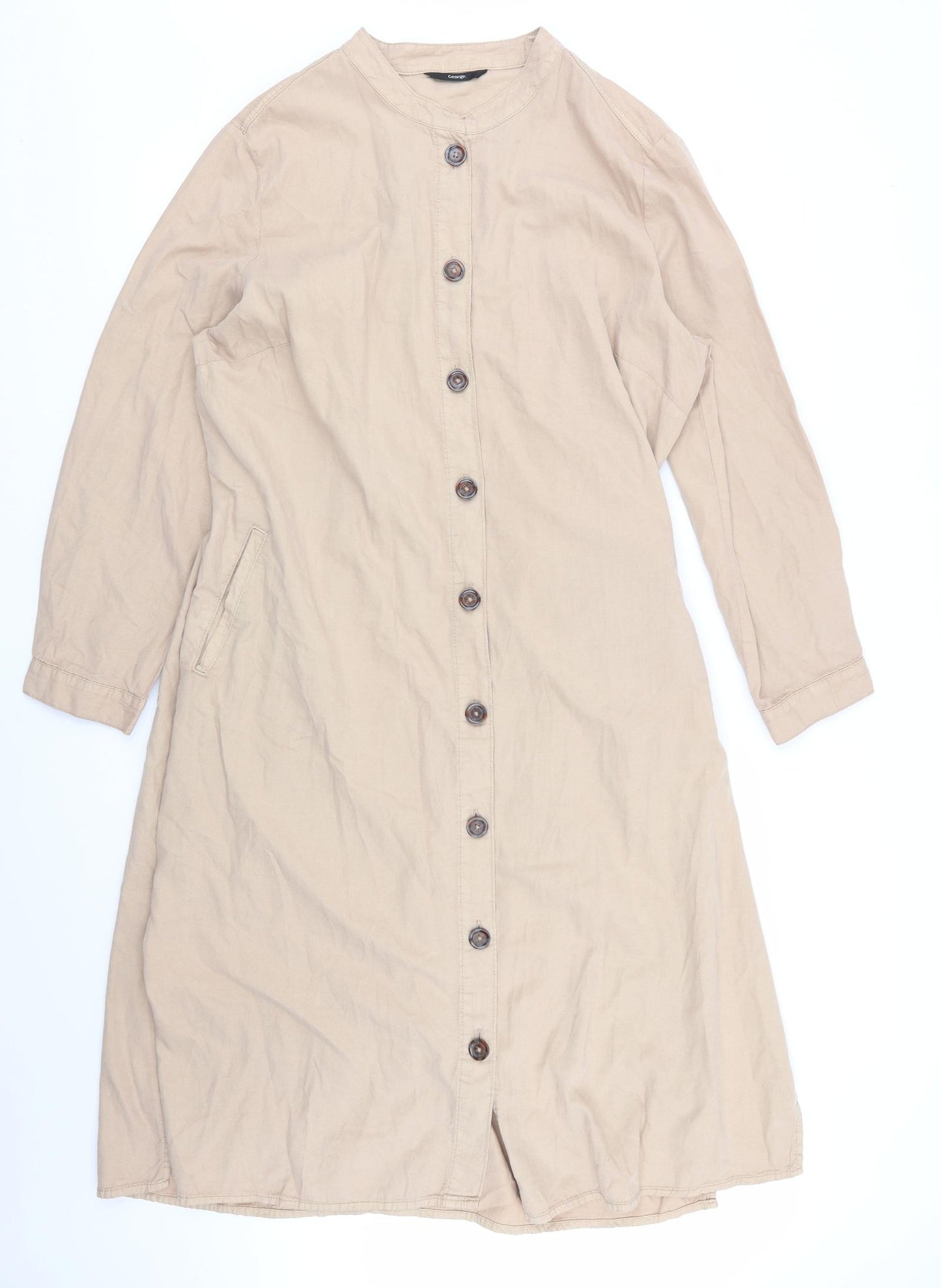 Asda George Womens Beige   Fit & Flare  Size 20