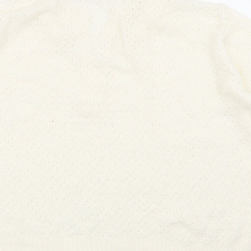 amalina Womens White   Basic Polo Size 10
