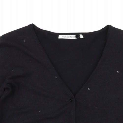 Windmoor Womens Black   Cardigan Jumper Size S