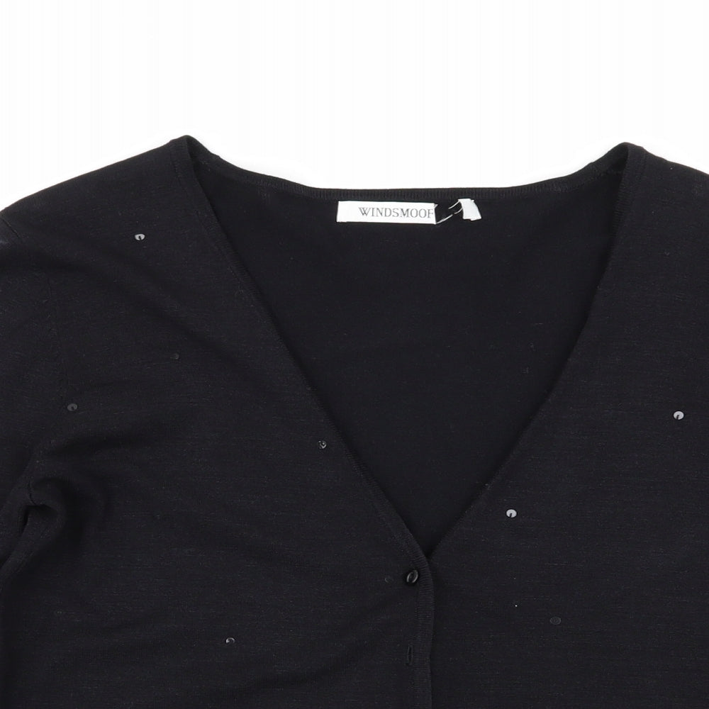 Windmoor Womens Black   Cardigan Jumper Size S