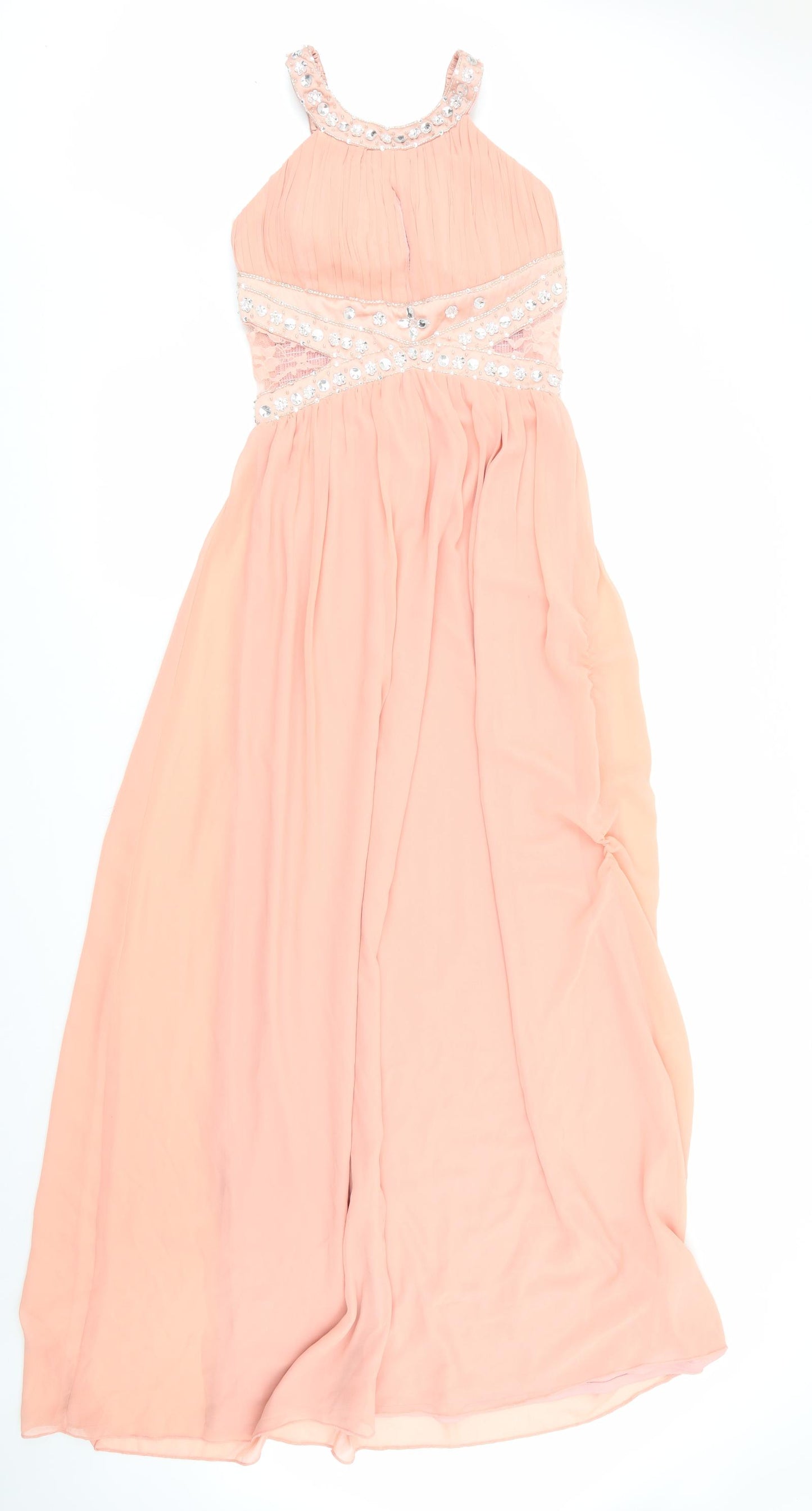Boohoo Womens Orange   Maxi  Size 10