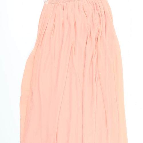 Boohoo Womens Orange   Maxi  Size 10