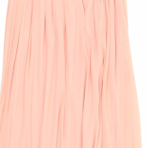 Boohoo Womens Orange   Maxi  Size 10