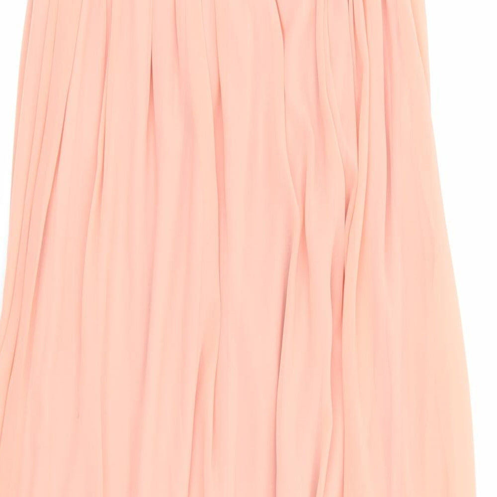 Boohoo Womens Orange   Maxi  Size 10