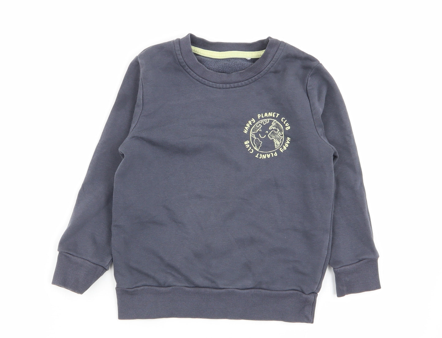 Asda George Boys Grey   Pullover Jumper Size 3-4 Years
