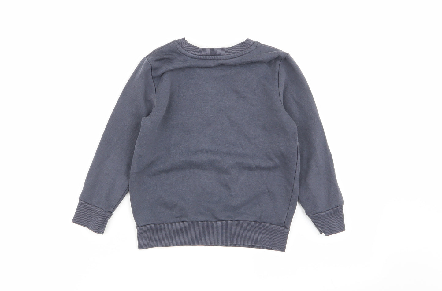 Asda George Boys Grey   Pullover Jumper Size 3-4 Years