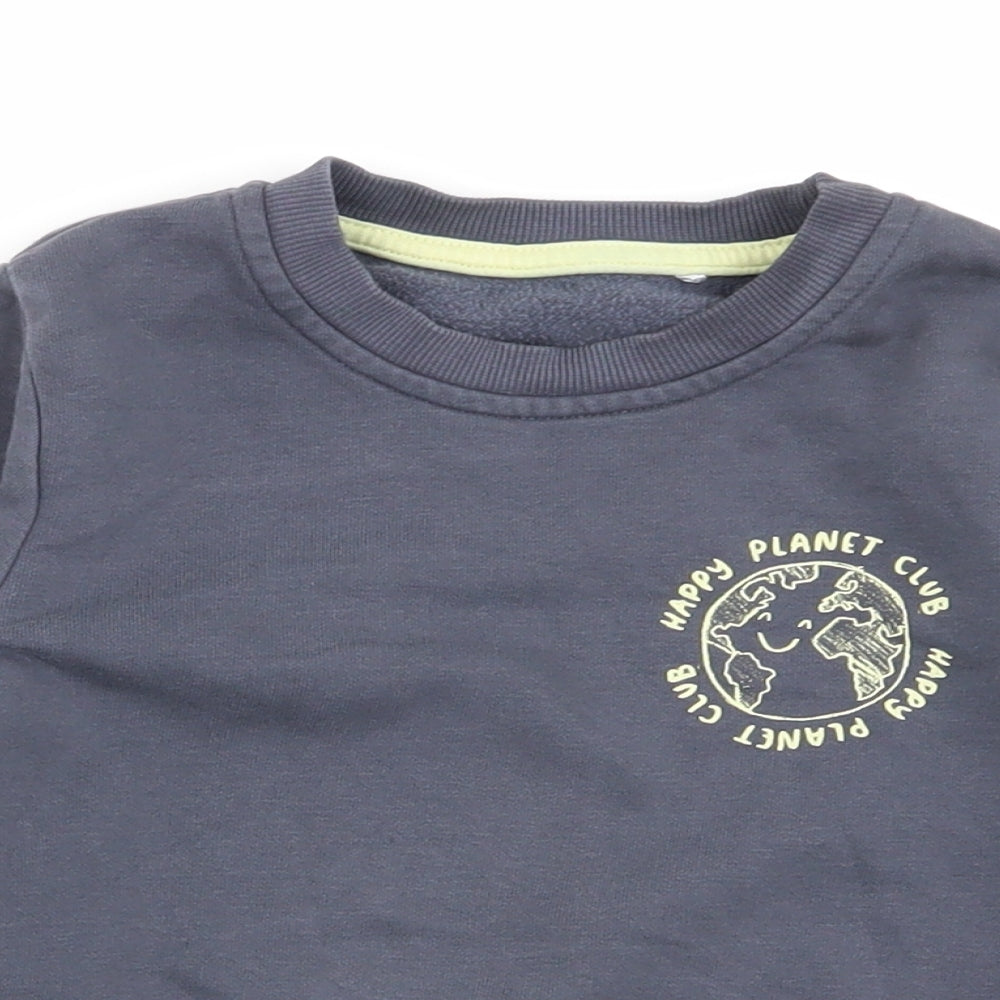 Asda George Boys Grey   Pullover Jumper Size 3-4 Years