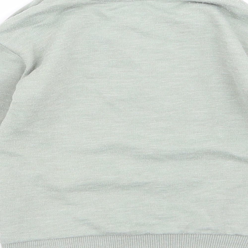 Asda George Boys Green   Pullover Jumper Size 9-12 Months