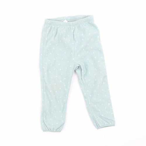 H&M Girls Green Polka Dot  Babydoll Pyjama Pants Size 12-18 Months
