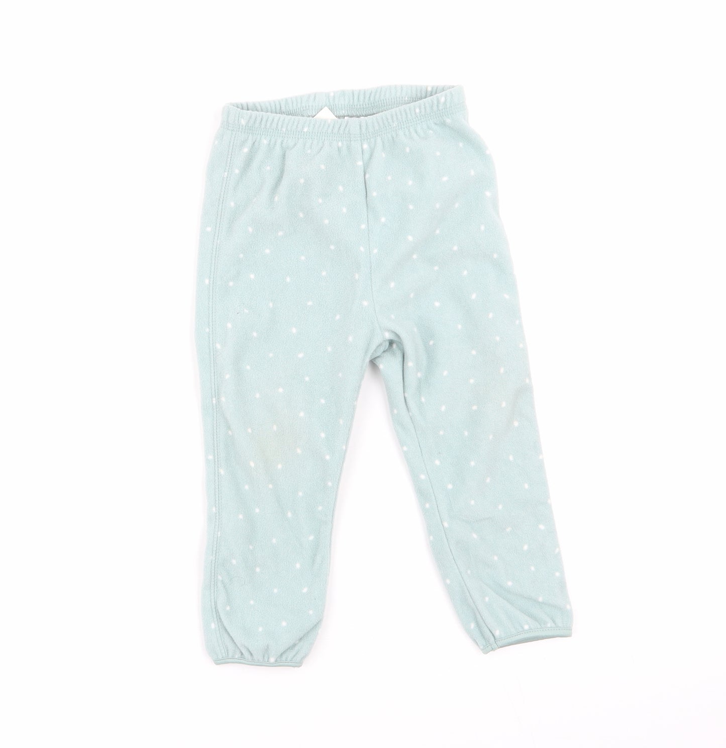 H&M Girls Green Polka Dot  Babydoll Pyjama Pants Size 12-18 Months