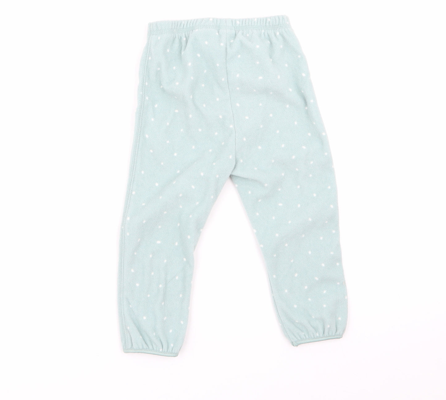 H&M Girls Green Polka Dot  Babydoll Pyjama Pants Size 12-18 Months