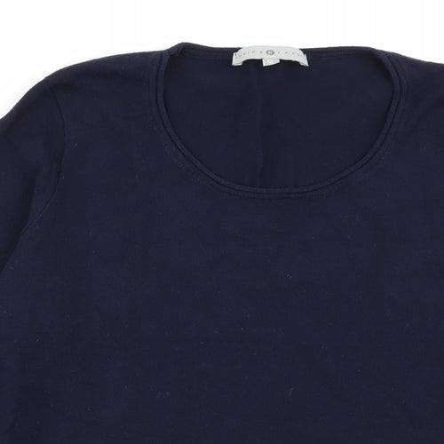 rosies Womens Blue   Basic T-Shirt Size 14