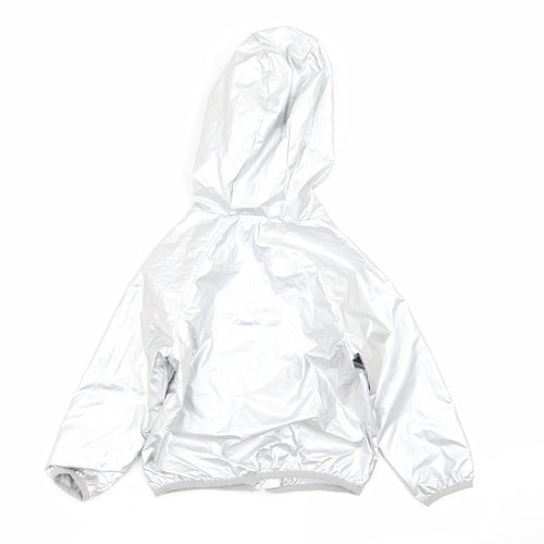 NEXT Girls Silver   Jacket Coat Size 3 Years