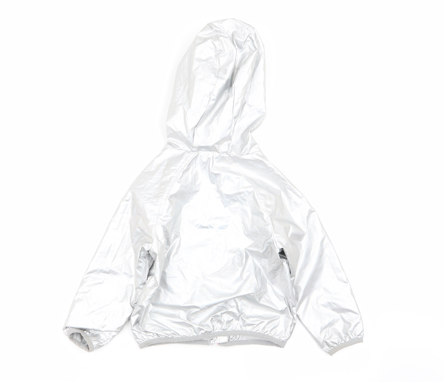 NEXT Girls Silver   Jacket Coat Size 3 Years