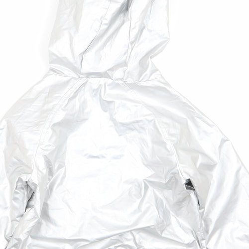 NEXT Girls Silver   Jacket Coat Size 3 Years