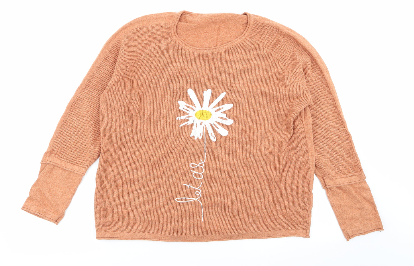 SheIn Womens Brown   Pullover Jumper Size XL