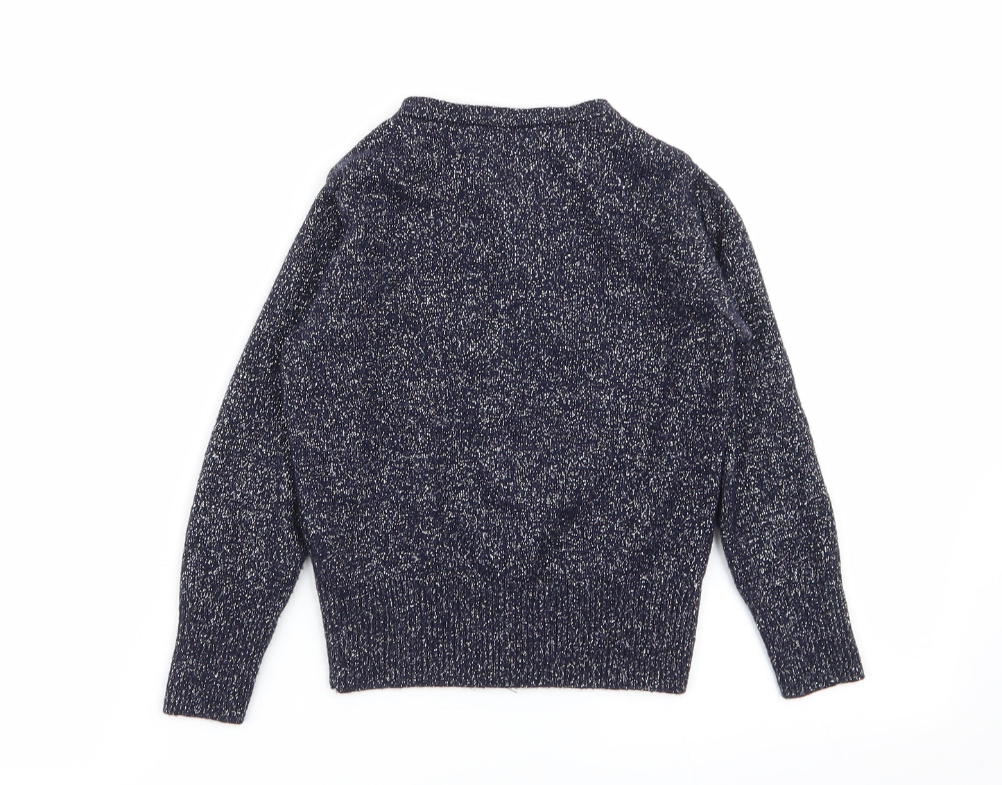 Asda George Girls Blue   Cardigan Jumper Size 5-6 Years