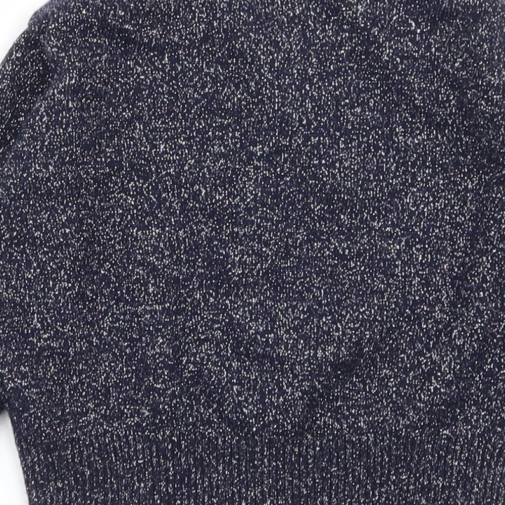 Asda George Girls Blue   Cardigan Jumper Size 5-6 Years