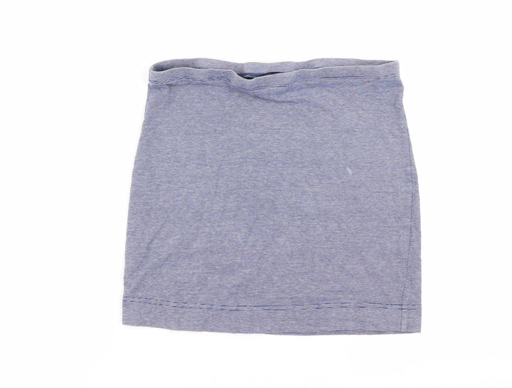 H&M Womens Blue Striped Basic Tank Size 6