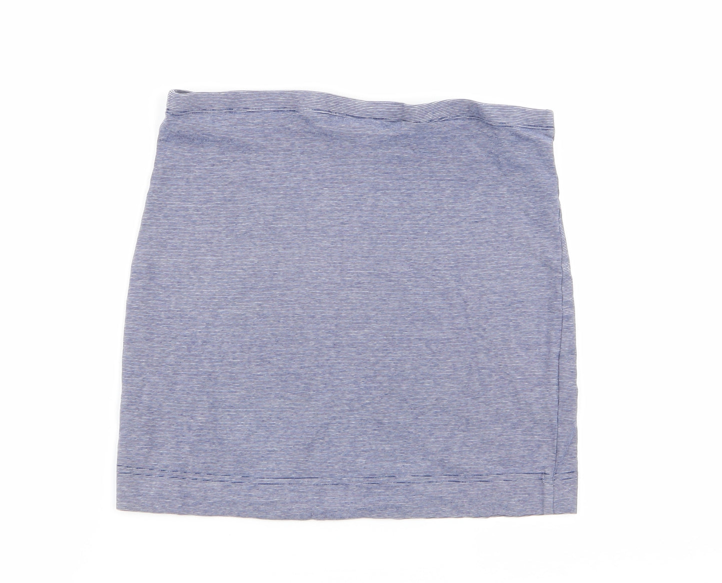 H&M Womens Blue Striped  Basic Tank Size 6