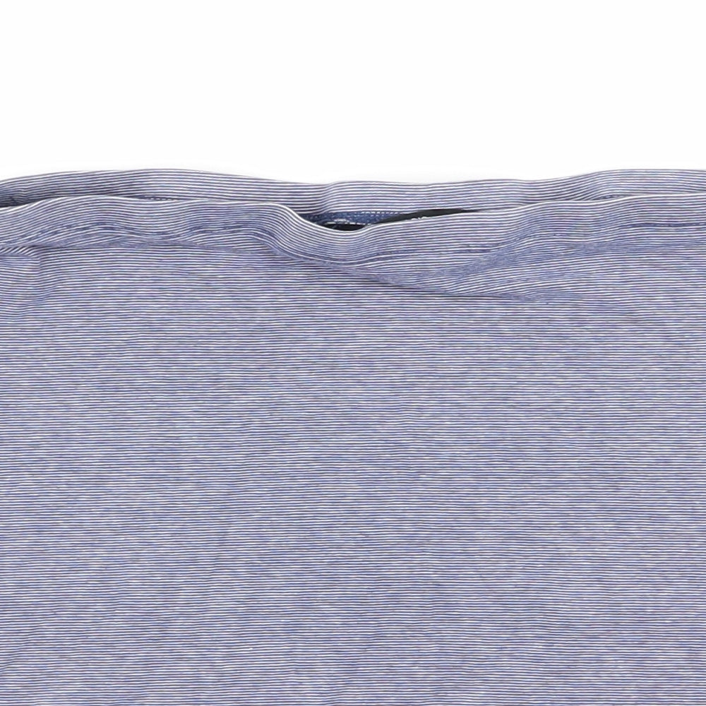 H&M Womens Blue Striped  Basic Tank Size 6