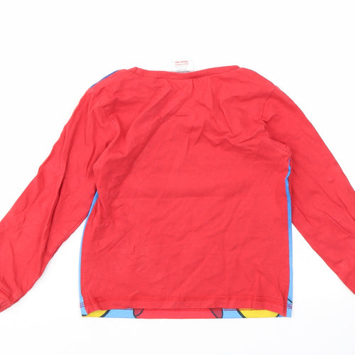 MICKEY MOUSE  Boys Multicoloured Geometric  Basic T-Shirt Size 4-5 Years