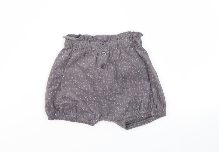MINI CLUB Girls Grey Capri Trousers Size 0-3 Months