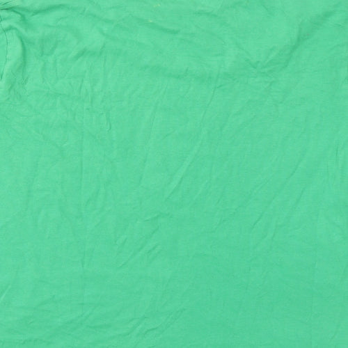 George Mens Green Geometric   T-Shirt Size S