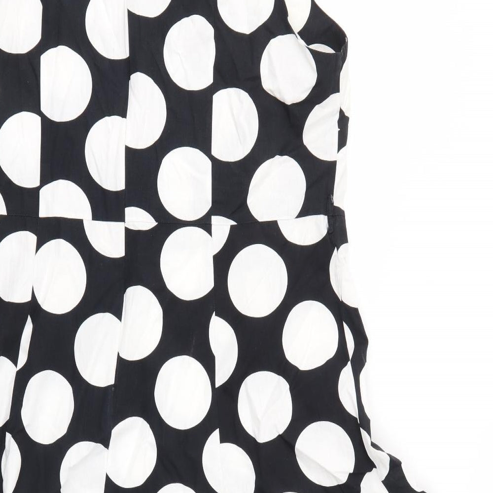 M&CO  Womens Multicoloured Polka Dot  Fit & Flare  Size 20