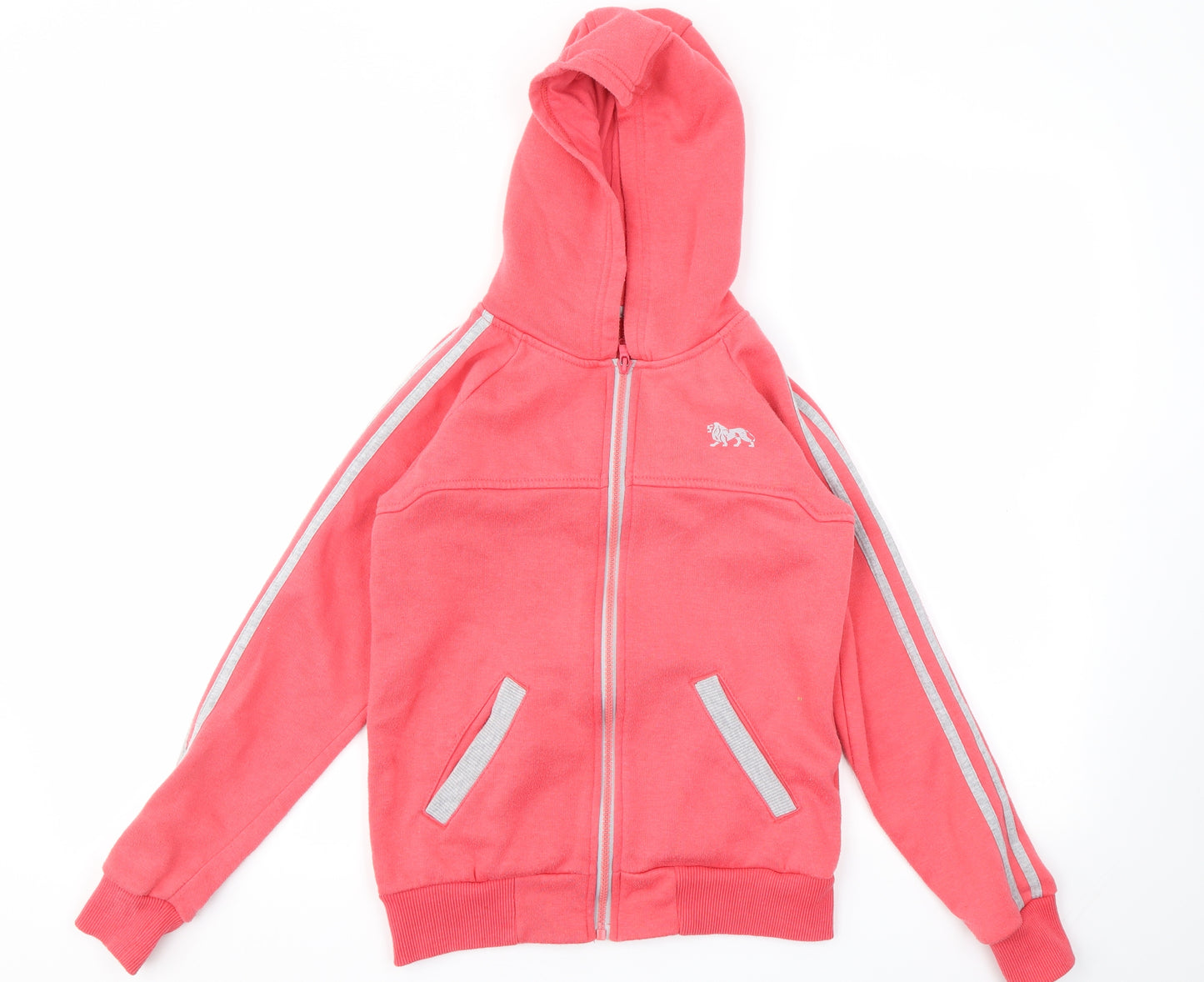 Lonsdale Girls Pink   Full Zip Jumper Size 9-10 Years