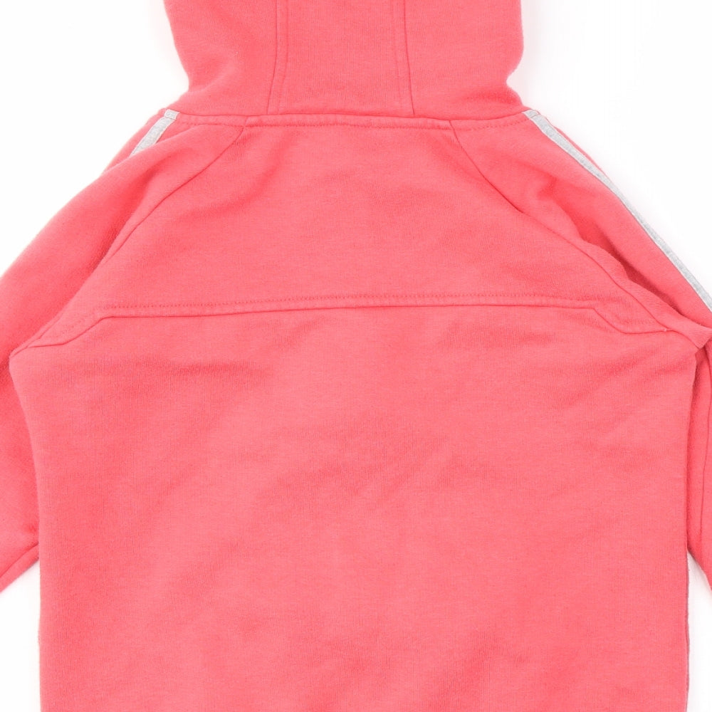 Lonsdale Girls Pink   Full Zip Jumper Size 9-10 Years