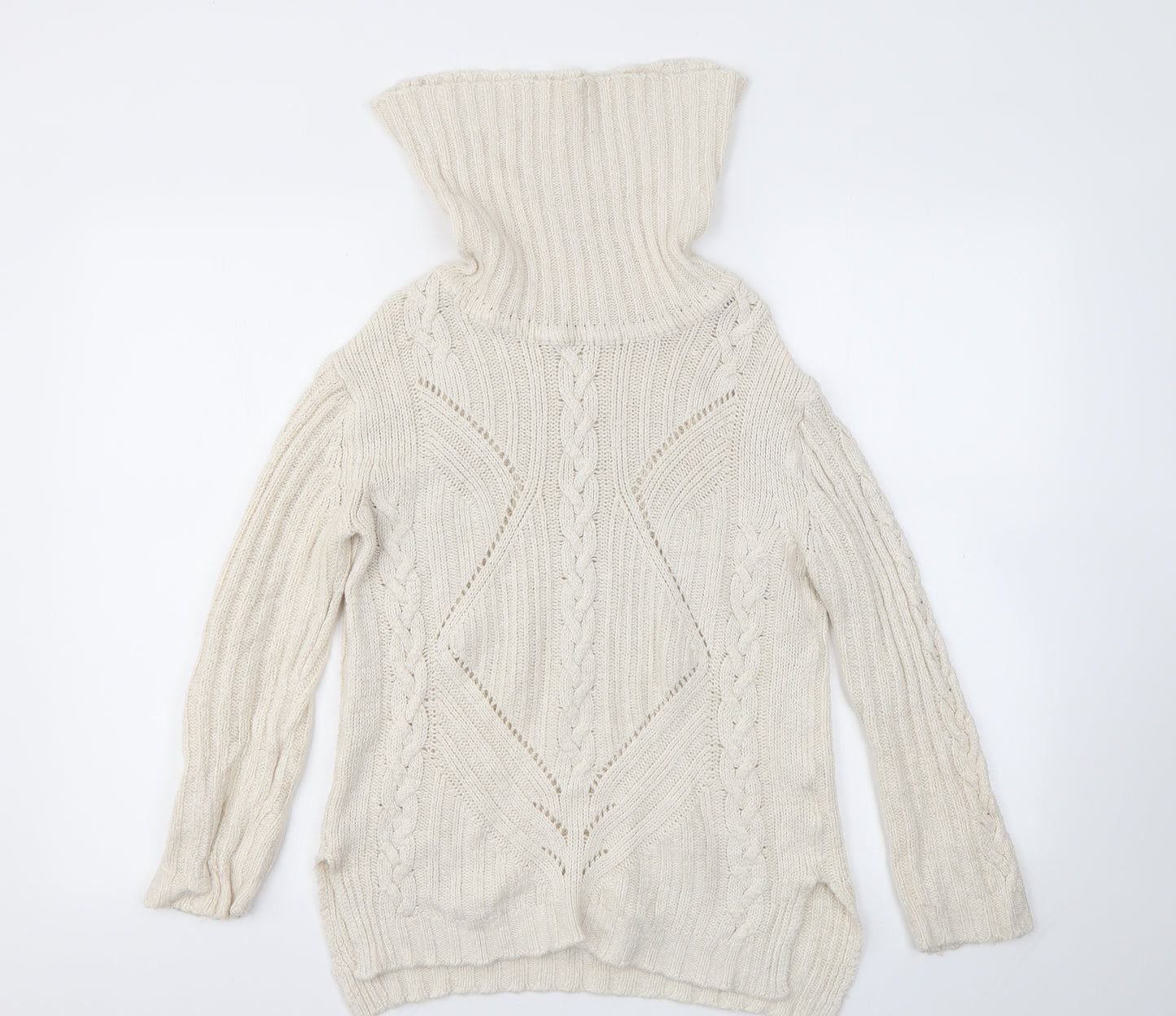 Preworn Womens Beige   Pullover Jumper Size S