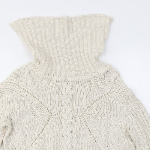 Preworn Womens Beige   Pullover Jumper Size S