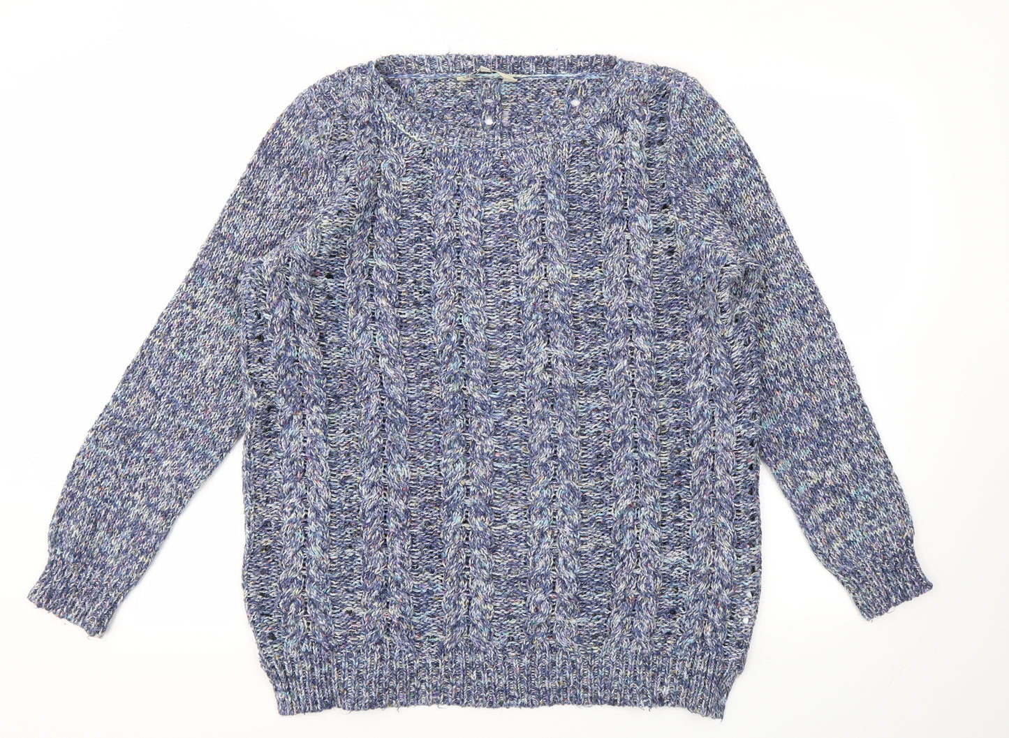 M&CO  Womens Blue   Pullover Jumper Size 14