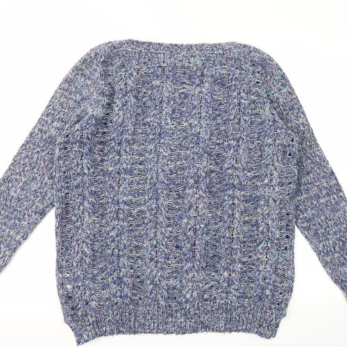 M&CO  Womens Blue   Pullover Jumper Size 14