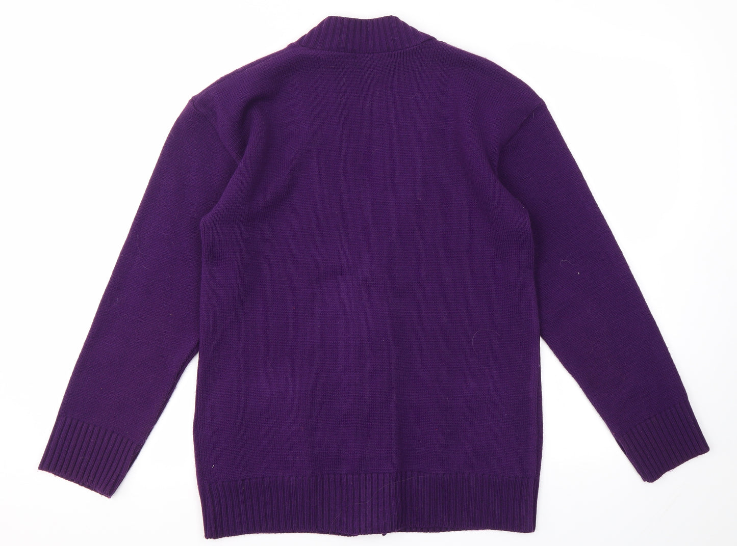 CHOICE  Womens Purple   Cardigan Jumper Size M