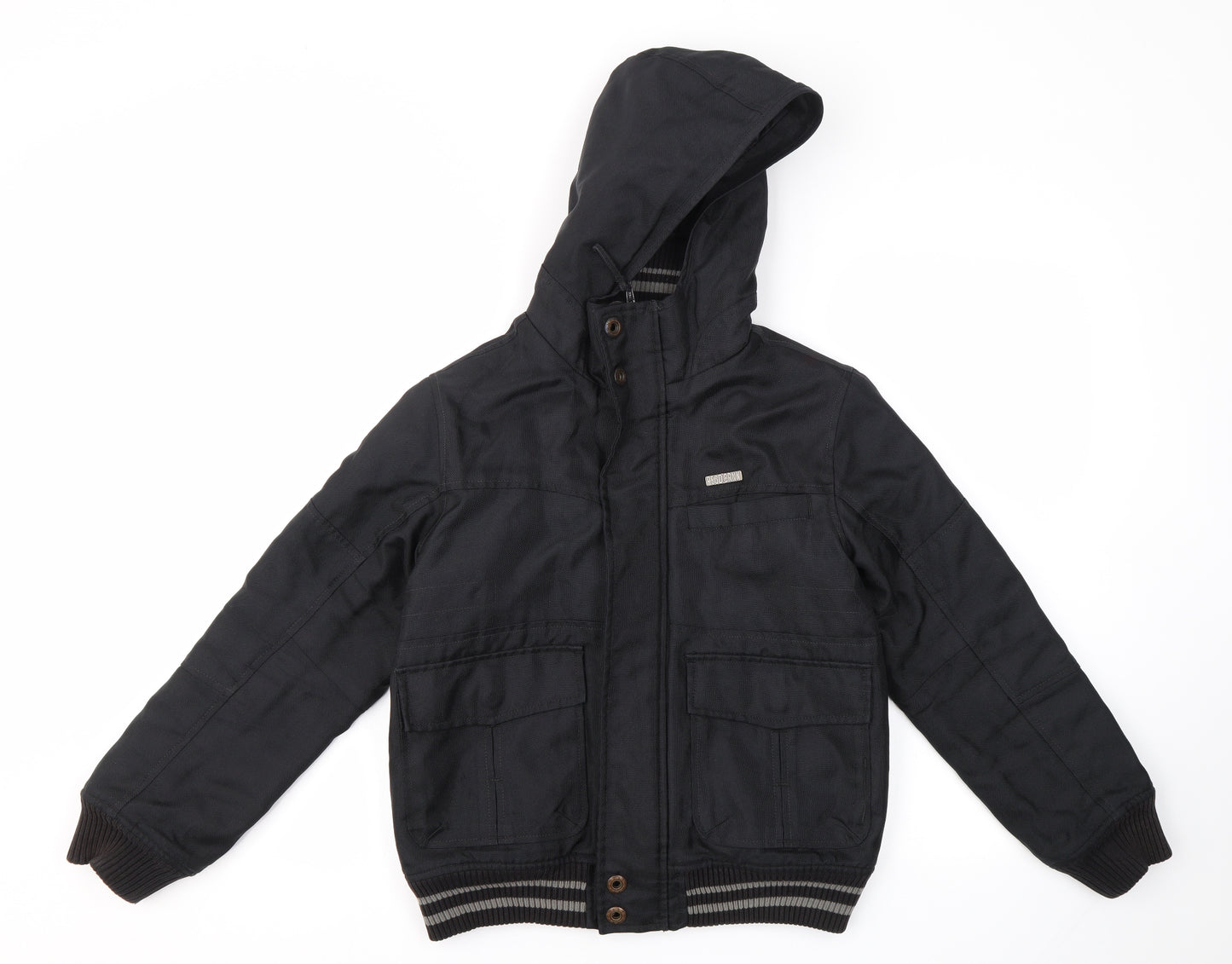 REGD BRNK  Boys Black   Basic Jacket Coat Size 10 Years