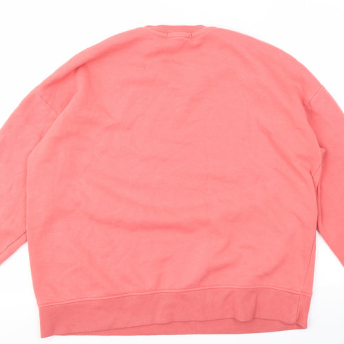 PRINK  Womens Pink Geometric  Pullover Jumper Size M