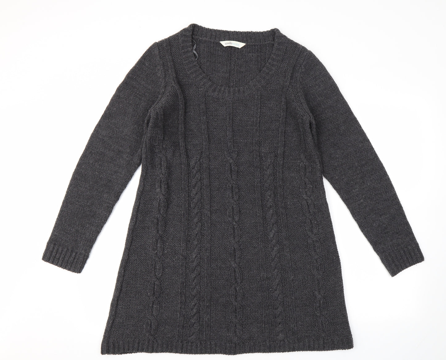 BHS  Womens Grey   Jumper Dress  Size 12