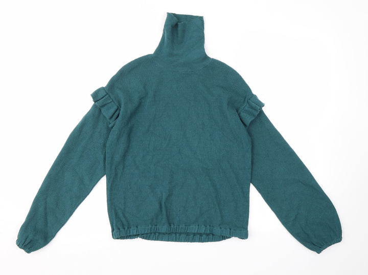 George Girls Green Pullover Sweatshirt Size 13-14 Years