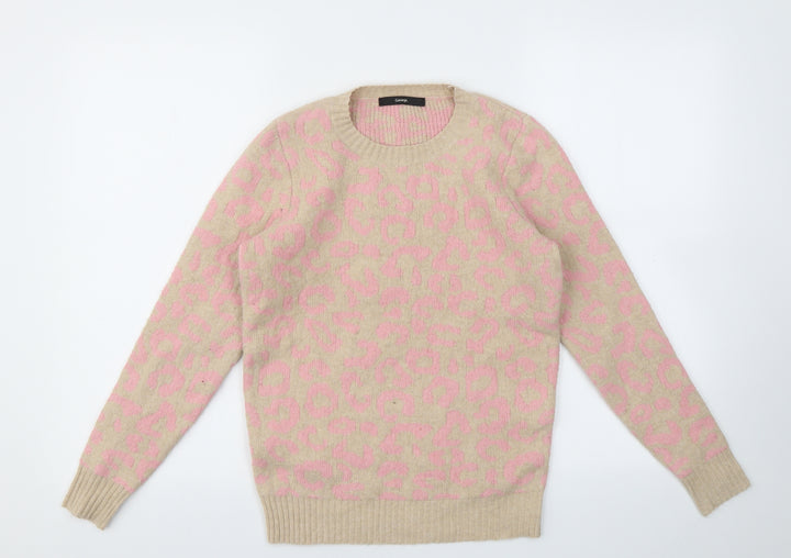 George Girls Multicoloured Animal Print Pullover Sweatshirt Size 11-12 Years
