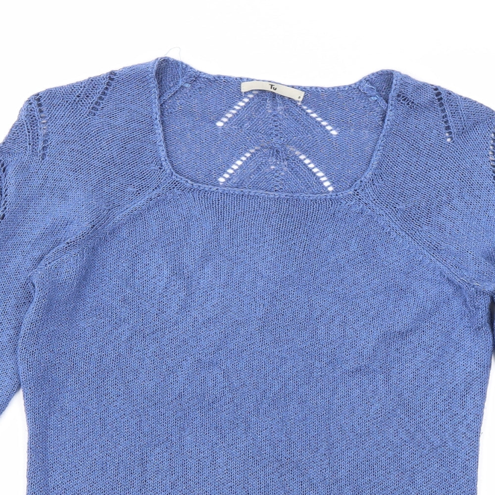 TU Womens Blue   Pullover Jumper Size 8