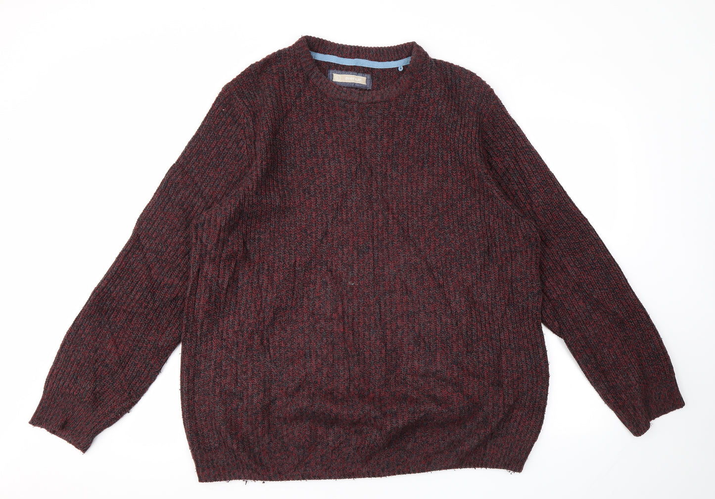 AVENUE  Mens Red   Pullover Sweatshirt Size L