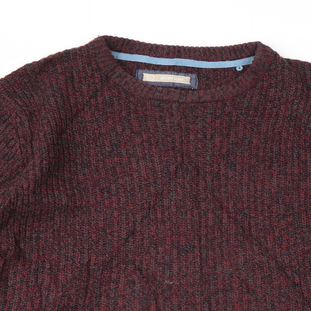 AVENUE  Mens Red   Pullover Sweatshirt Size L