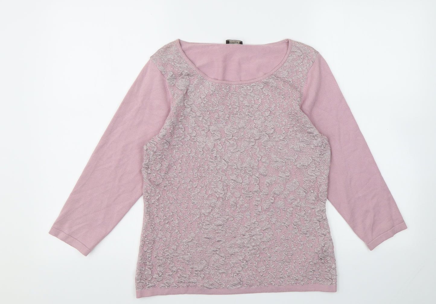 Minuet Womens Pink   Basic T-Shirt Size S