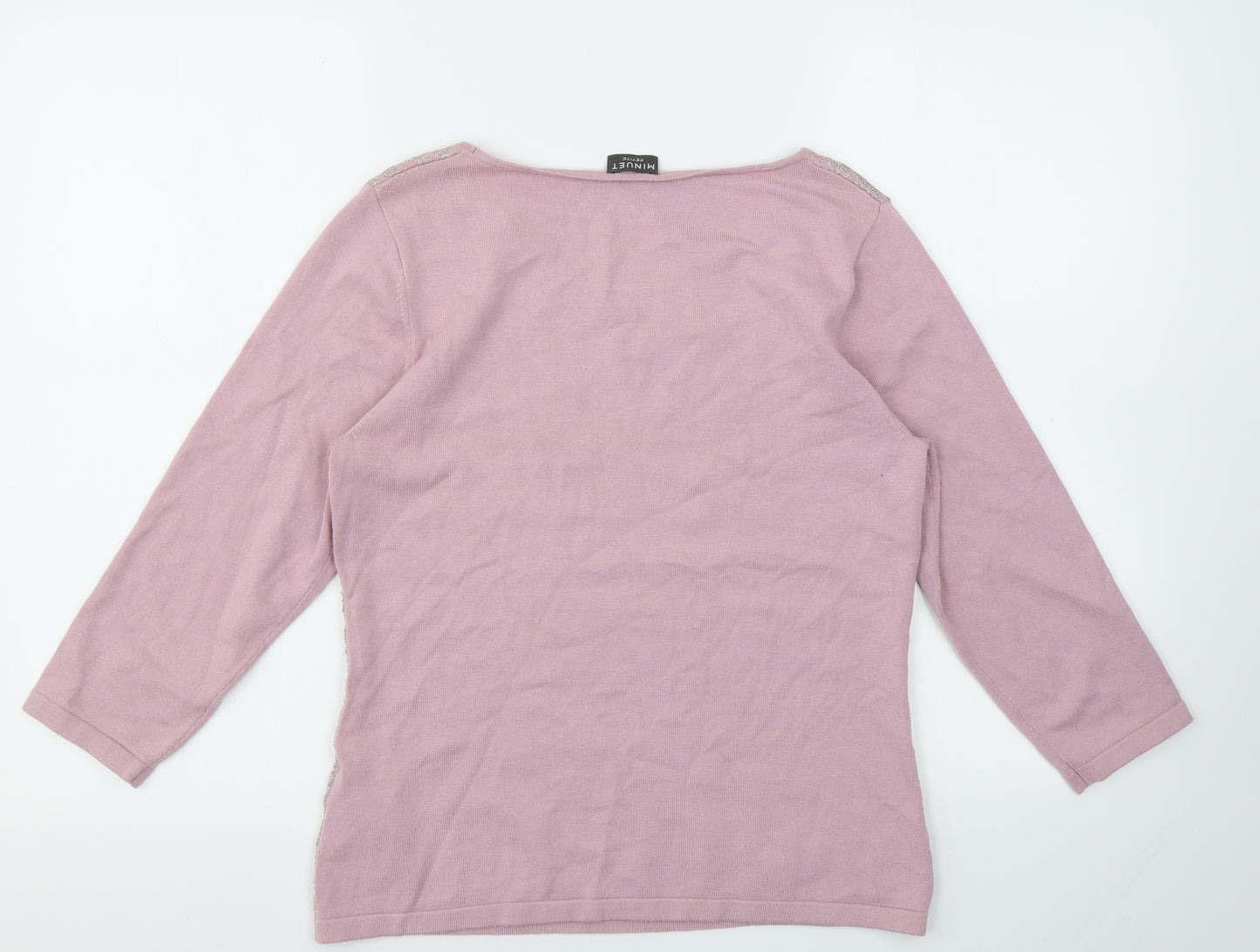 Minuet Womens Pink   Basic T-Shirt Size S