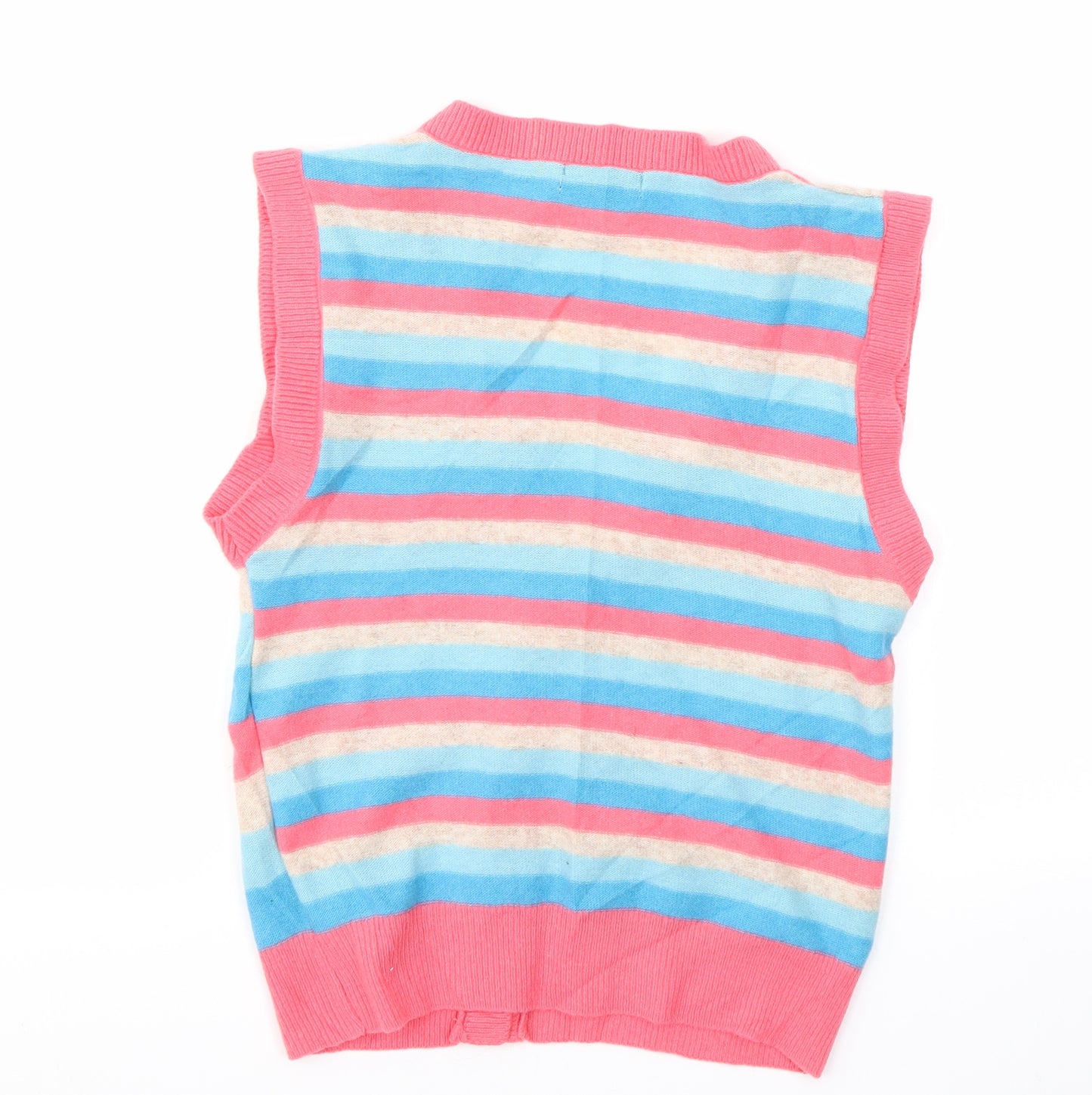 NEXT Womens Multicoloured Striped  Cardigan Jumper Size 10
